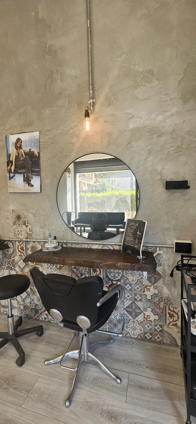 Postazione styling capelli