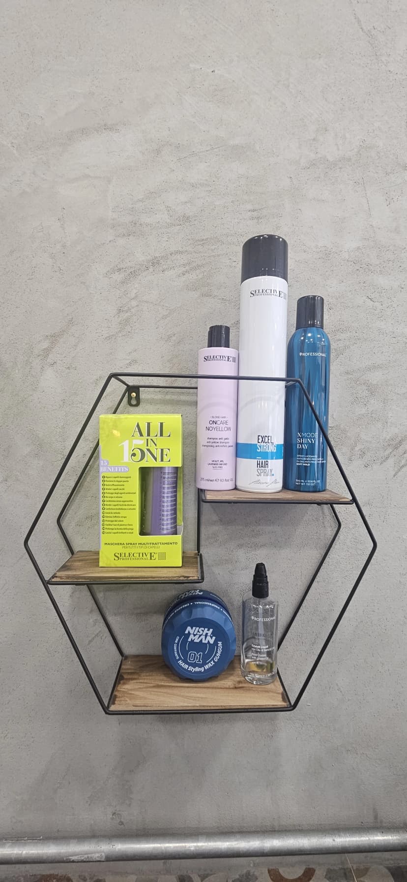 Linea prodotti parrucchiere
